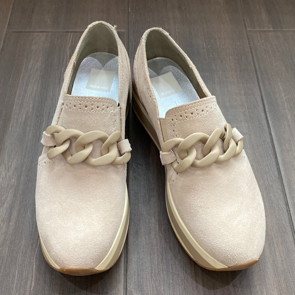 Dolce Vita wedge Sneakers suede size 7 1/5